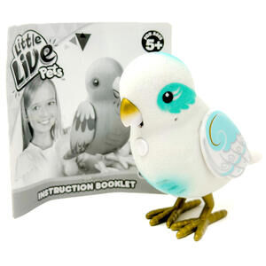 Little Live Pets Angelic Angela Tweet Talking Bird Flocked Electronic Moose Toys